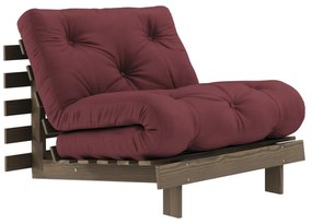 Кресло в цвят бордо Roots - Karup Design