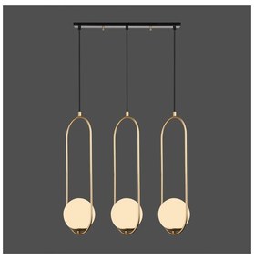 Висяща лампа в златист цвят , височина 146 cm Arch - Squid Lighting