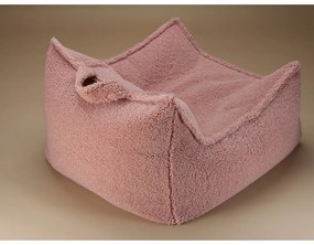 Розов детски пуф от букле Chair – Wigiwama