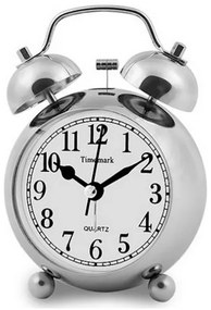 Аналогов будилник Timemark Сребрист (9 x 13,5 x 5,5 cm)