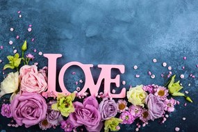 Фототапет – Надпис Love