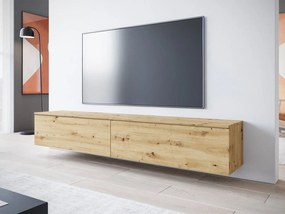 Тапицирано легло Lowboard D 180-дъб