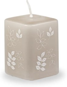 Сива и бежова свещ, време за горене 12 ч. Pure Beauty - Unipar