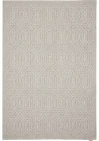 Светлосив вълнен килим 133x190 cm Dive - Agnella