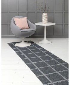 Антрацитен килим за открито и закрито 70x100 cm Ada Granit – Pappelina