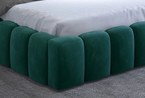 Тапицирано легло Mercy-Prasino-140 x 200