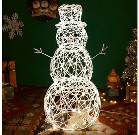Brilagi - LED външна коледна декорация 3,6W/31/230V 2700K 120 cm IP44 снежен човек