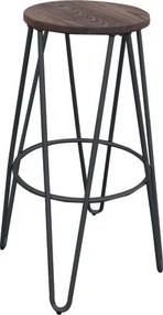Бар столове Arco Wood-Black