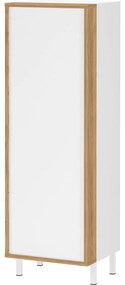 Бял висок шкаф за баня 39x120 cm Topeka – Germania