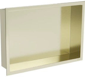 Mexen X-Wall-R вдълбочена рафт с яка 45 x 30 см, златен - 1950453010