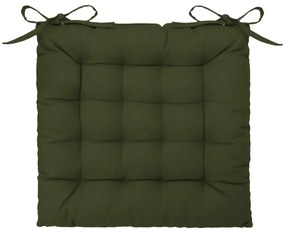 Декоративна възглавница за стол atmosphera Anjali, 38x38 cm - Тъмнозелен