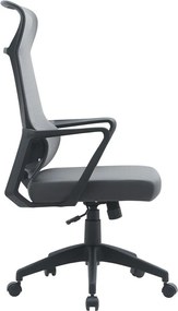 Сив тапициран офис стол Hoboken – Yes Everyday