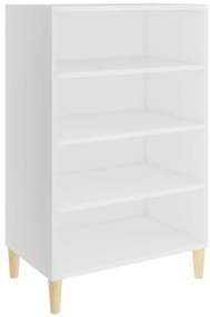 806121 vidaXL Бюфет, бял, 57x35x90 см, инженерно дърво