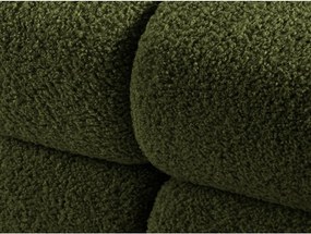 Зелен модул за диван от букле (десен ъгъл) Bellis – Micadoni Home