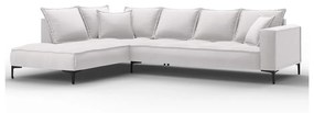 Светлосив ъглов диван , ляв ъгъл Zelda - Interieurs 86