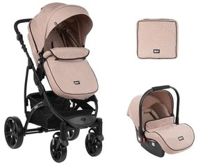 Комбинирана бебешка количка 3в1 Nala KIKKABOO - Beige