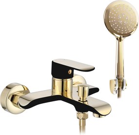 Смесител за вана REA BLOOM Black Gold
