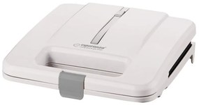 Сандвич тостер Esperanza EKT010W Parmigiano, 1000W, Четири сандвича, Тефлонови плочи, Бял