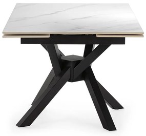 Сгъваема трапезна маса с допълнителна плоча с каменен плот за маса 90x150 cm Arlene – Marckeric