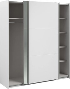 Гардероб Lynch plus с плъзгащи врати-Бял - Дължина: 180 см