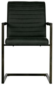 Черен трапезен стол Bas - WOOOD