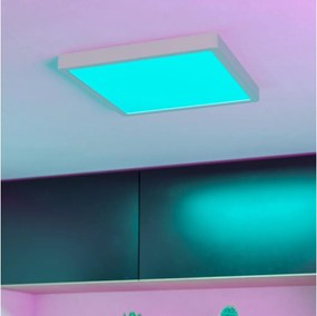 Eglo 901379 - LED RGBW димируемо опушено таванно осветително тяло FUEVA-Z LED/13,5W/230V 29,5cm IP44 бяло
