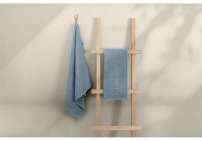 Синя памучна кърпа и хавлия за баня в комплект от 2 броя - Foutastic