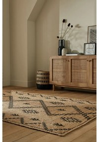 Килим от юта в естествен цвят 120x170 cm Rowen - Flair Rugs