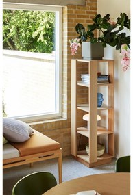 Библиотека от декор от дъб в естествен цвят 45x140x45 cm Merge – Hübsch