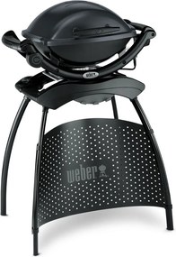 Електрическо барбекю Weber Q1400 Dark Grey w Stand, 2200 W, 43х32 см