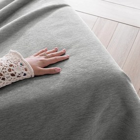Сиво покривало за легло от шенил 220x240 cm Talo – Filumi
