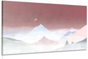 Картина на платно – Пастелна нощ