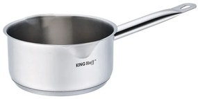 Касерола KINGHOFF KH 1125, 1.5 литра, 16 см, Многослойно дъно, Индукция, Инокс
