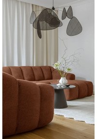 Теракотен ъглов диван (ляв ъгъл/U форма) Shell – Miuform