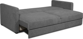 Сив разтегателен диван 218 cm Resmo - Scandic