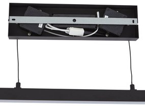 Модерен висящa лампa черен с димно стъкло - Catch