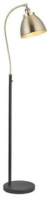 Endon 98748 - Подова лампа FRANKLIN 1xE27/10W/230V месинг/черна