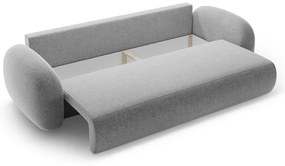 Светлосив шенилов сгъваем/с място за съхранение диван 262 cm Tonale – Cosmopolitan Design