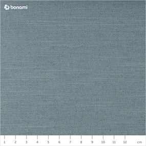 Светлосиньо двойно легло 140x200 cm тапицирано с място за съхранение с включена подматрачна рамка Lotte – Meise Möbel