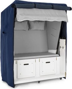 Blumfeldt Hiddensee покриване и защитен капак за плаж 115x160x90, водоустойчив, син цвят