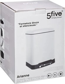 Кош 5five Ariane, Метал, 6 L - Сив