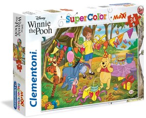 Пъзел Winnie The Pooh Clementoni 24201 SuperColor Maxi 24 Части