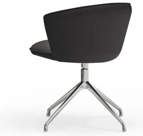 Черни тапицирани трапезни столове в комплект 2 бр. Add – Teulat