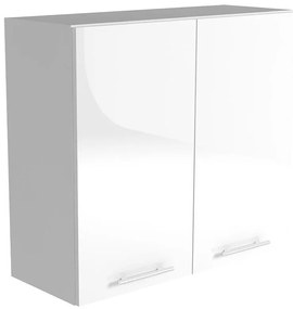 Горен шкаф Vento G80/72 80см Бял гланц