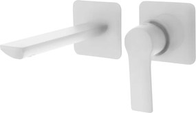 Бяла вградена батерия за мивка (1 изход) Pax – Sapho