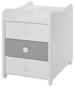 LORELLI Classic Трансформиращо се легло-люлка 70/160 см. MAXI PLUS БЯЛО/STONE GREY