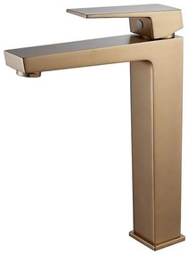 Стоящ смесител за умивалник 1418191BRUSH ROSE GOLD, месинг, полирано розово злато, 27.8x20.6х4.8см