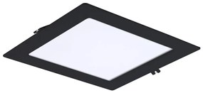 Rabalux 71265 - LED Лампа за окачен таван SHAUN LED/18W/230V 22x22 см черен