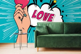 Тапет – С поп арт дизайн - LOVE