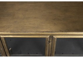 Метална витрина в златист цвят 100x80x38,5 cm Gertlush – Dutchbone